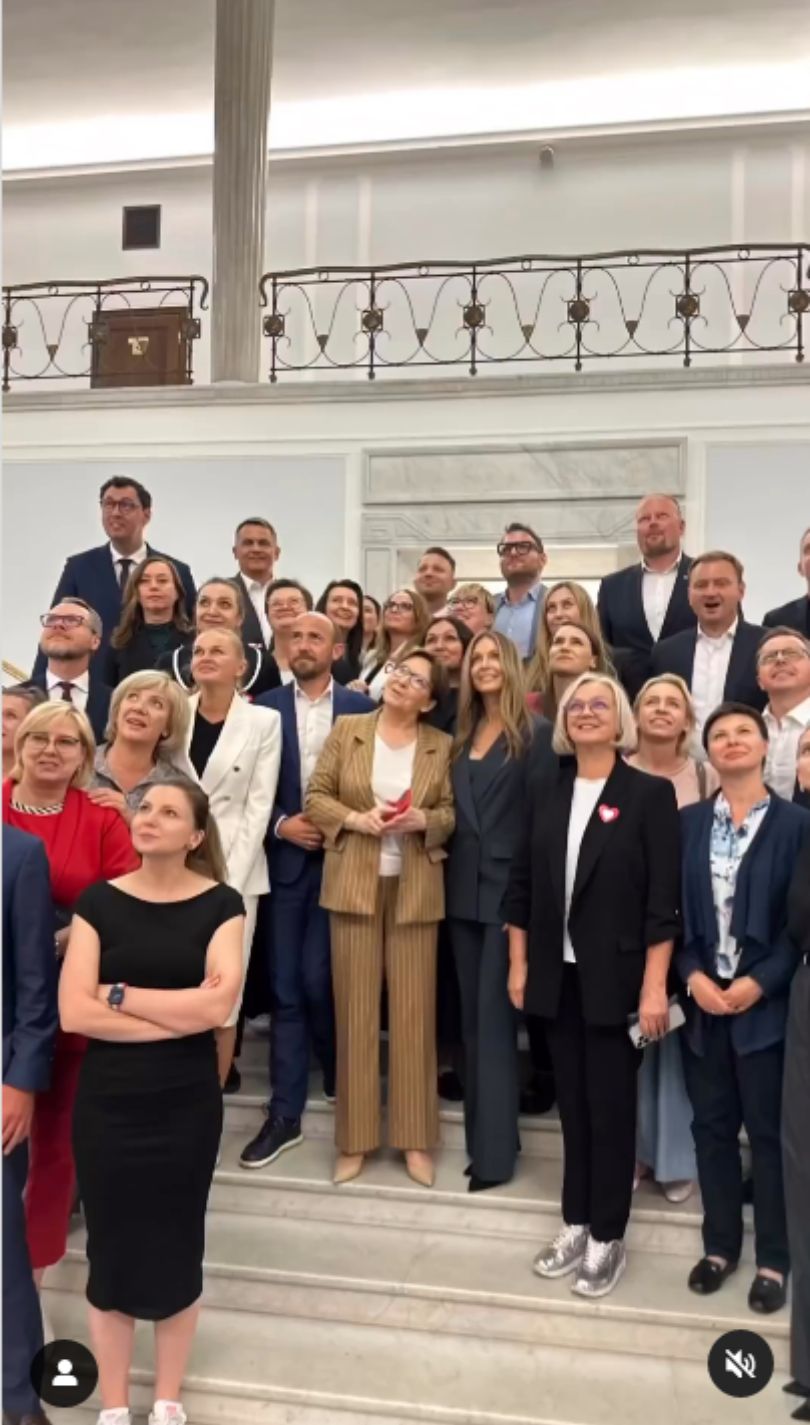 Małgorzata Rozenek pojawiła się w Sejmie