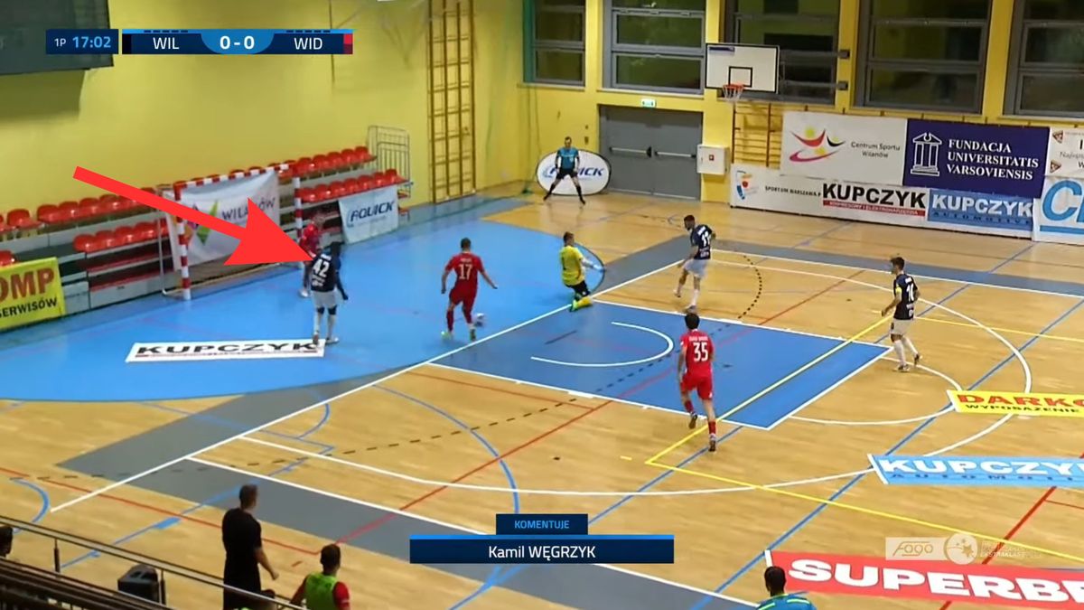 Zdjęcie okładkowe artykułu: YouTube / Futsal Ekstraklasa / Mecz AZS UW Darkopmp Wilanów - Widzew Łódź 