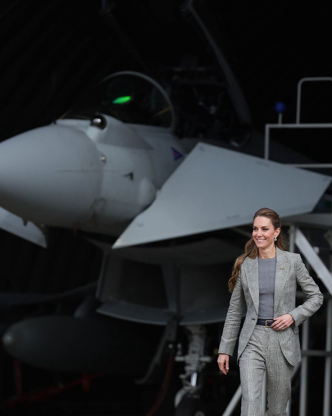 Księżna Kate odwiedziła bazę lotnictwa wojskowego 