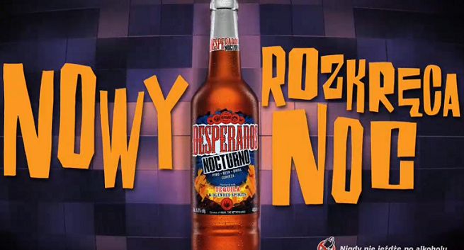 Piwo Desperados Nocturno w reklamach „rozkręca noc” (wideo)
