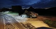 Strzelce Wielkie: Pijany kierowca wjechał w garaż. Auto stanęło w płomieniach