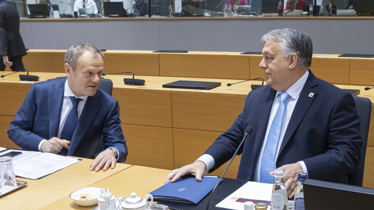 Prime Minister Of Poland Donald Tusk At The European Council Summit
Prime Minister of Poland Donald Tusk talks with Prime Minister of Hungary Viktor Orban before the round table session on the second of the European Council summit at the EU headquarters. Leaders discussed during the meeting Russia's aggression against Ukraine and the Middle East conflict situation while they focused also on security and defense, emphasizing in Europe's need to enhance overall readiness. The bloc discussions span military support for Ukraine, external relations, migration, agriculture, regional conflicts, EU enlargement process. The day marked the celebration for the 30th anniversary of the EEA European Economic Area of the 30 countries participating. Polish PM warned recently that war is a real threat and Europe is in a pre-war era and not ready. EUCO in Brussels, Belgium on March 22, 2024 (Photo by Nicolas Economou/NurPhoto via Getty Images)
NurPhoto
european people's party, close up, march, man, brussels, talks