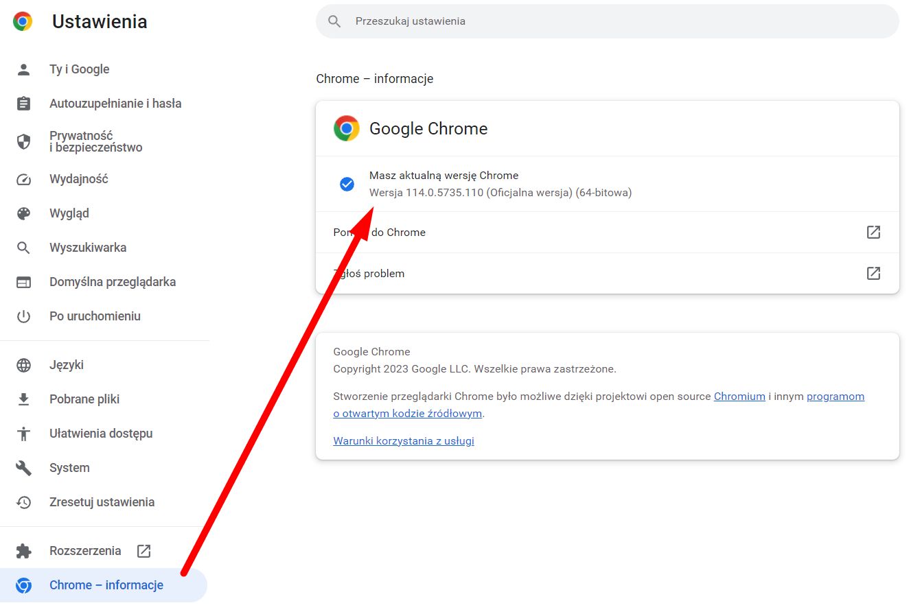 Zaktualizowane wydanie Chrome'a