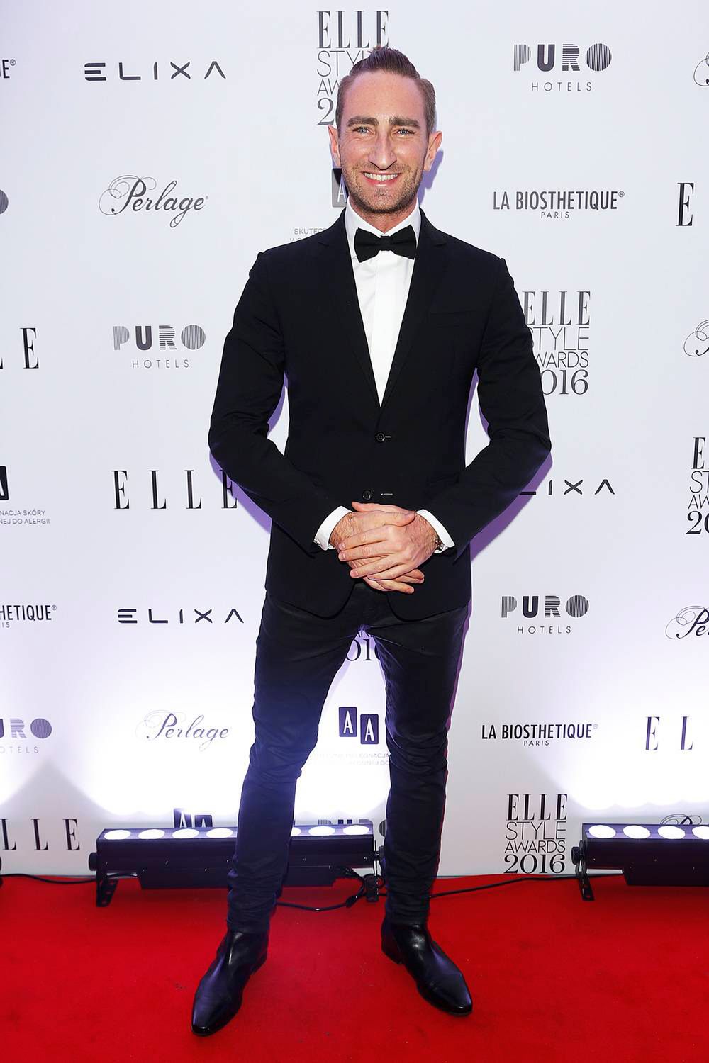 Łukasz Jakóbiak na imprezie Elle Style Awards 2016