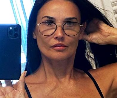 Demi Moore nie retuszuje zdjęć. Wystarczy zerknąć na brzuch