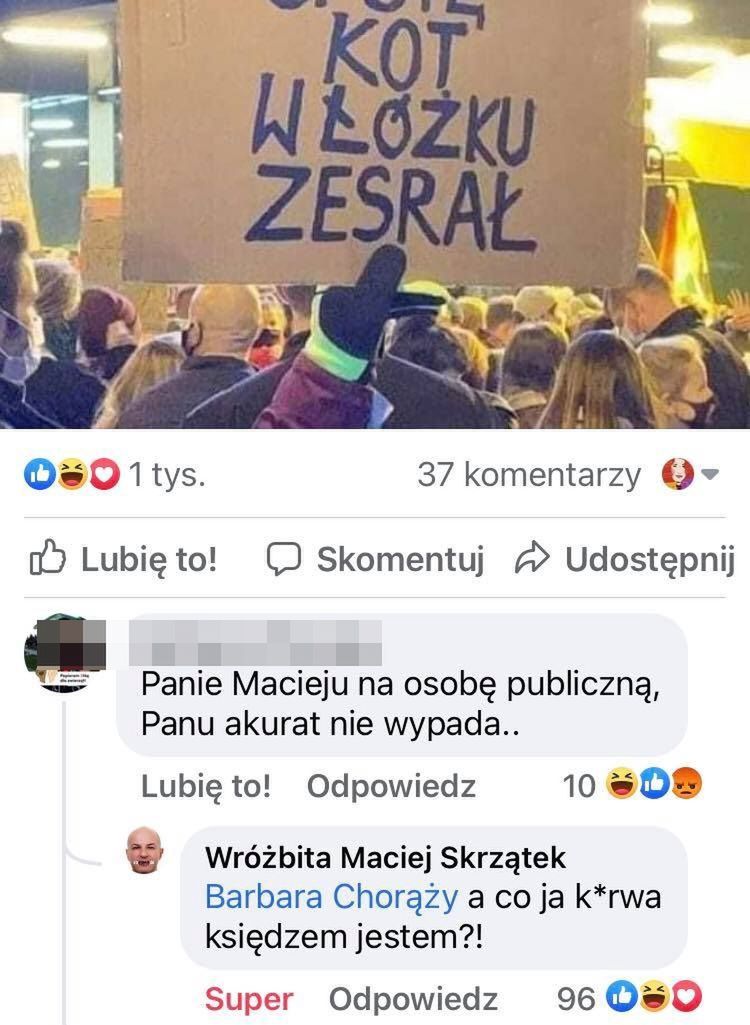 Tak Wróżbita odpowiedział krytykującej go internautce