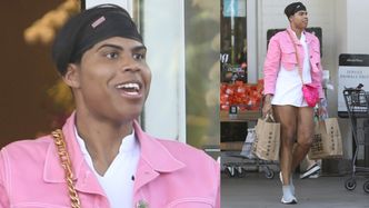 Uradowany EJ Johnson wychodzi z ekskluzywnego marketu w Beverly Hills, odsłaniając nogi w mini (ZDJĘCIA)