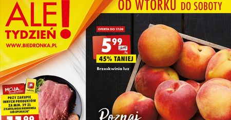 Biedronka najnowsza gazetka od wtorku 16 sierpnia. Promocje w Biedronce 16.08-20.08