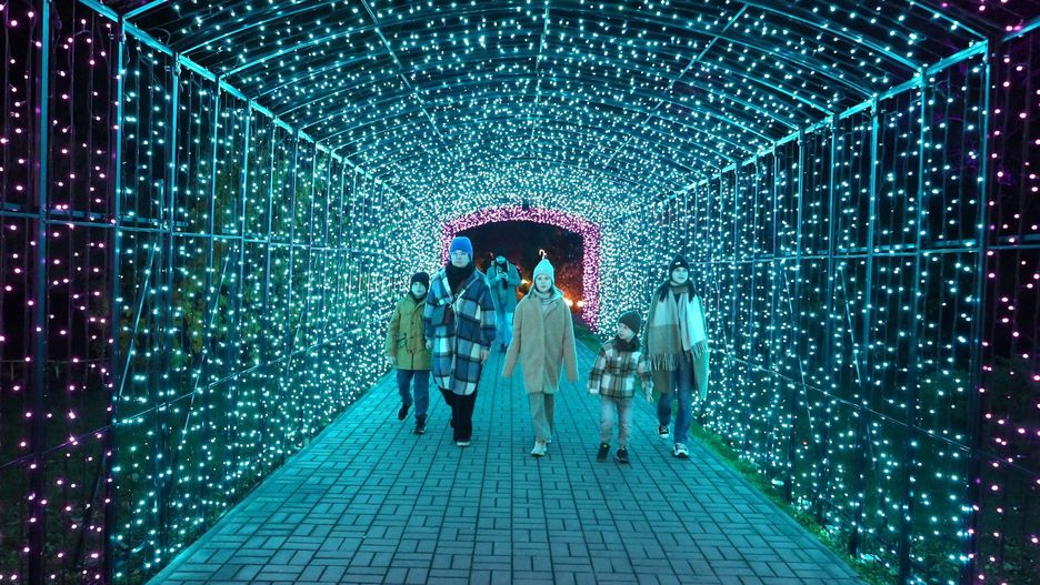 Magicznie i kolorowo, czyli Alicja w Ogrodzie Czarów. Mamy zdjęcia z otwarcia Lumina Parku.