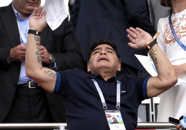 Diego Maradona był trenerem Martina Palermo w reprezentacji Argentyny