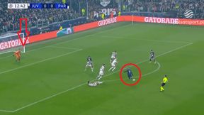 Ależ się zabawił z obrońcami! Szczęsny był bez szans