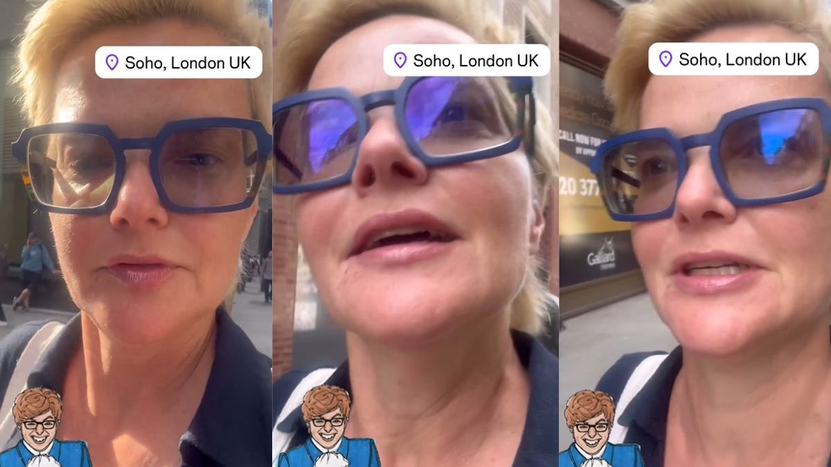 Monika Richardson odwiedziła córkę w pracy w Londynie