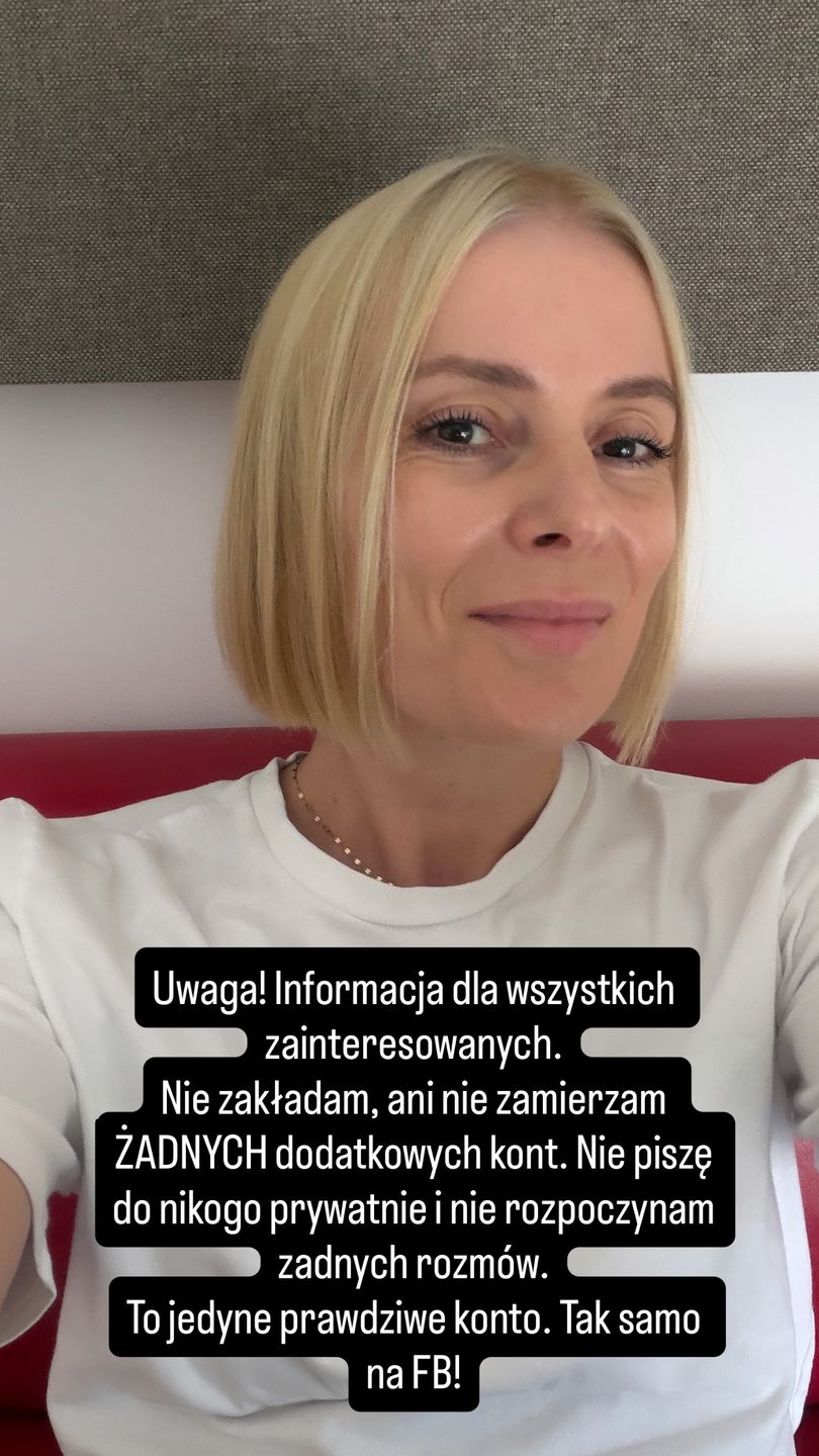 Wpis Haliny Mlynkovej na Instagramie