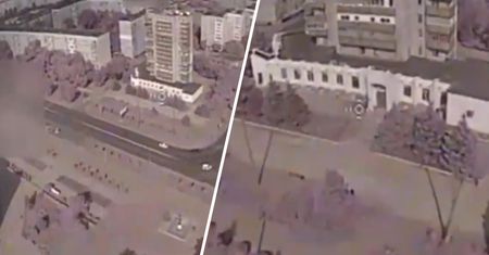 Dron wleciał prosto w budynek. Uderzenie w jednostki Kadyrowa [RELACJA NA ŻYWO]