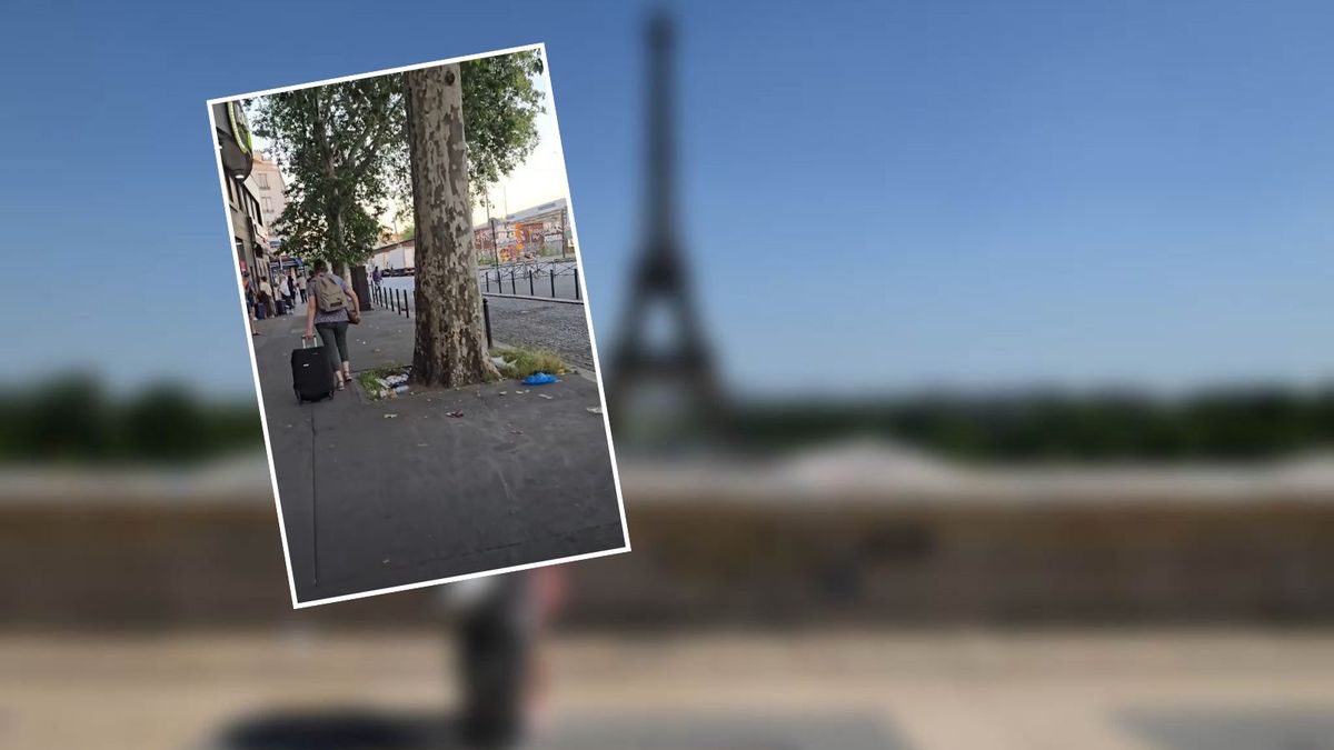 Polka nagrała, jak wyglądają ulice Paryża