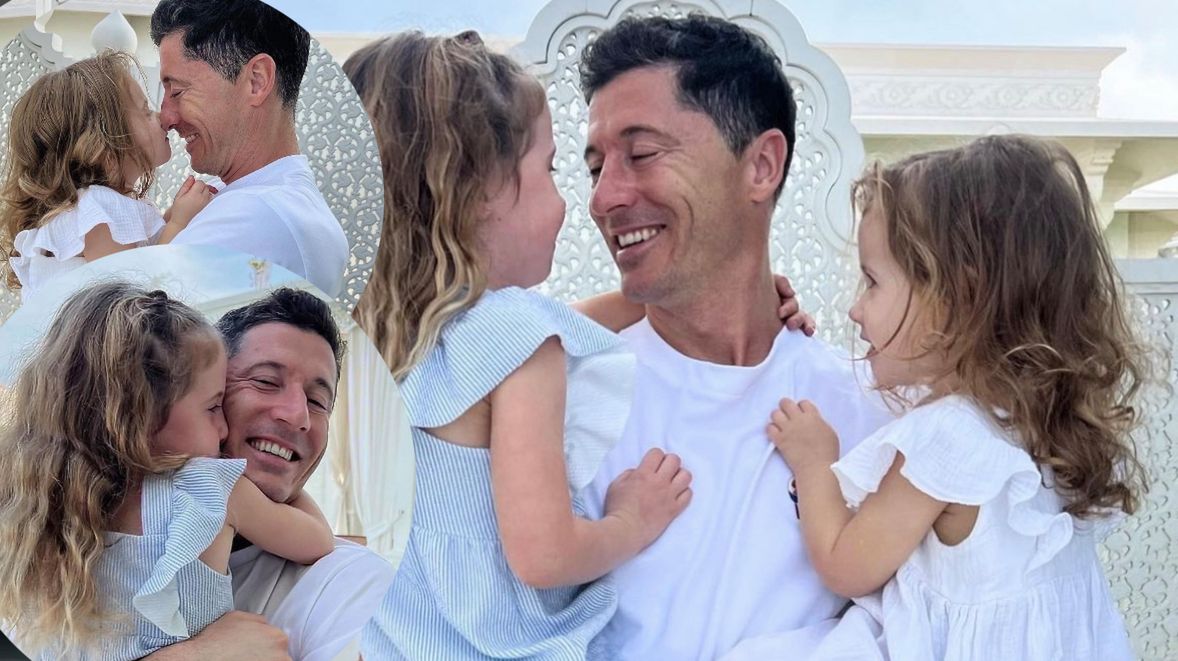 Robert Lewandowski świętuje w Katarze u boku córeczek. Tak Klara i Laura cieszyły się z sukcesu taty. Nic słodszego już nie zobaczycie