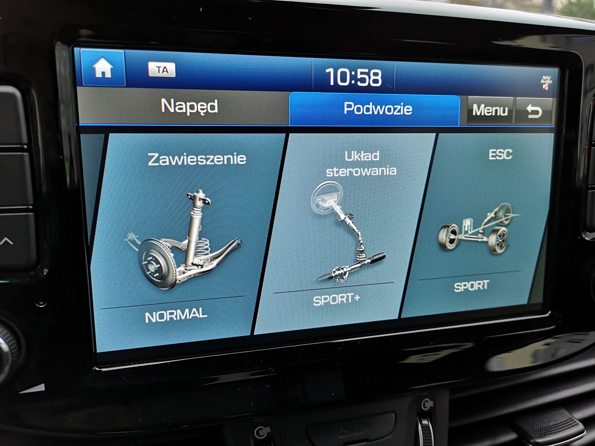 Hyundai i30 Fastback N: Programowa konfiguracja ustawień auta 9
