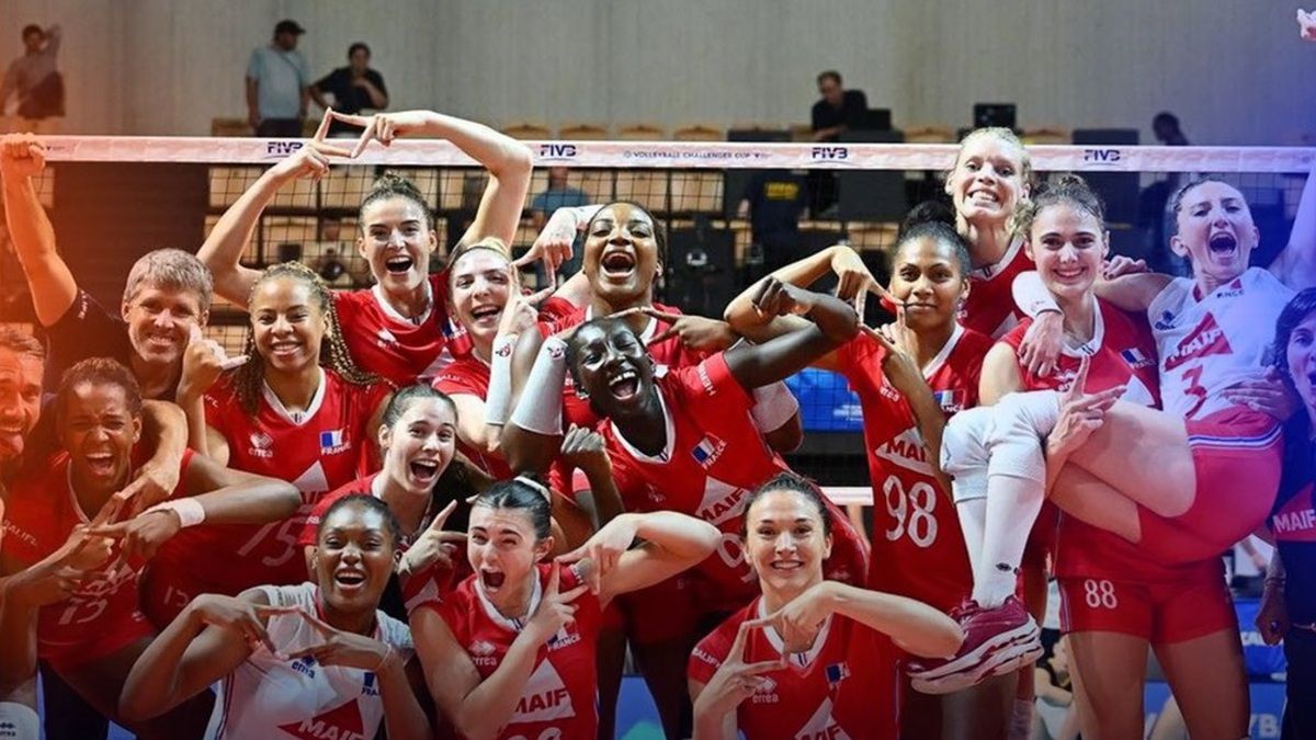 Materiały prasowe / Volleyball World / Reprezentacja Francji kobiet po finale Challenger Cup