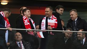 Są zdjęcia. Nawrocki pojawił się na meczu Polaków