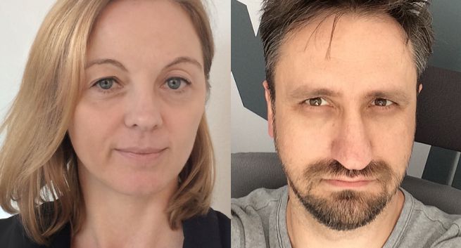 Monika Kolanko-Zaborowska, Dariusz Chrzan, Karolina Zięba i Adrian Nanys w Sparc Media