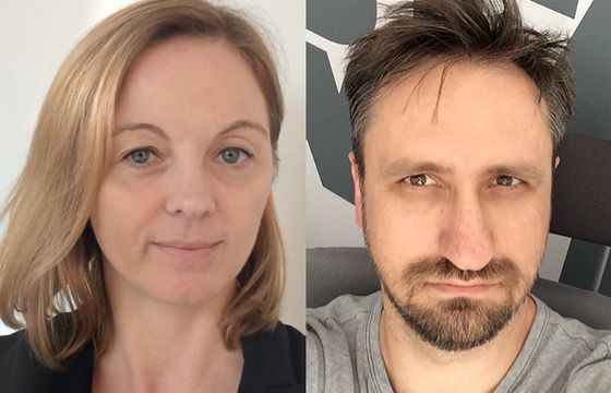 Monika Kolanko-Zaborowska, Dariusz Chrzan, Karolina Zięba i Adrian Nanys w Sparc Media