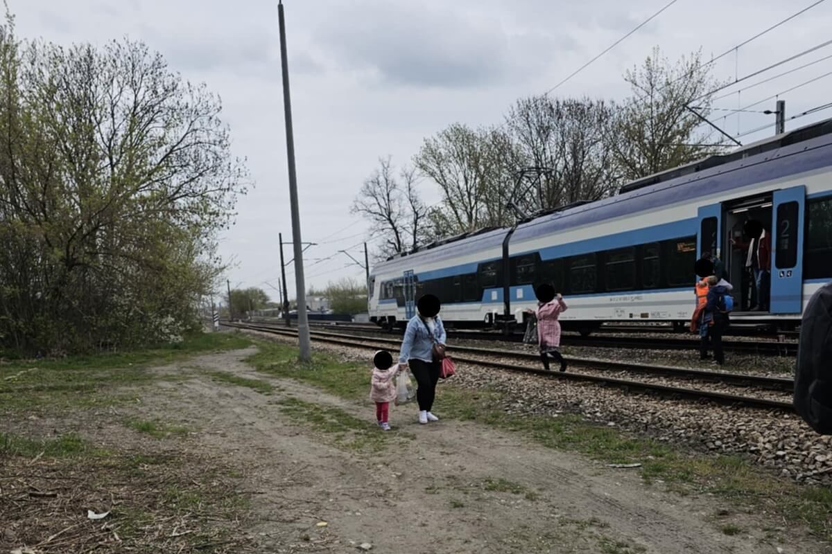 Pociąg potrącił kobietę niedaleko stacji kolejowej Lublin Północny