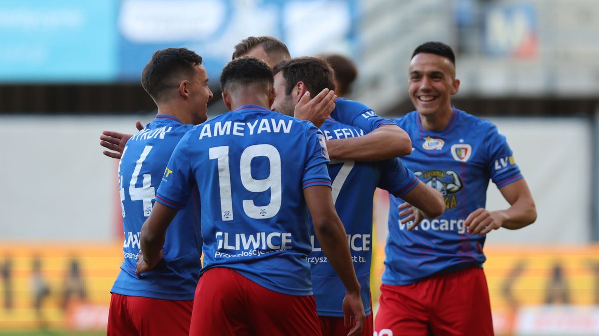 PAP / Michał Meissner / Na zdjęciu: piłkarze Piasta Gliwice