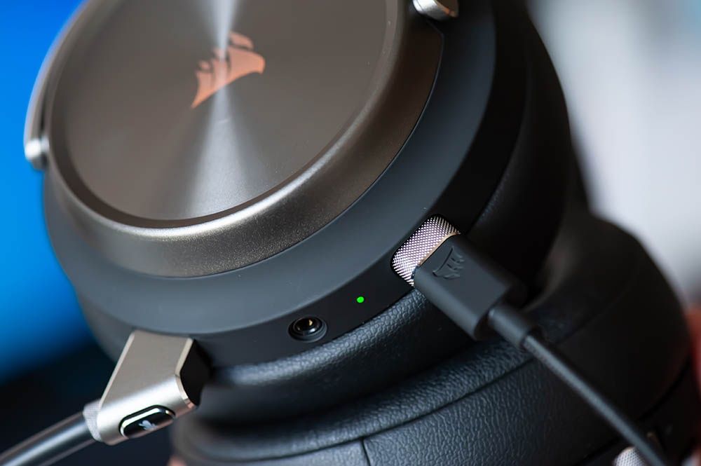 Corsair Virtuoso RGB Wireless SE - przewód USB