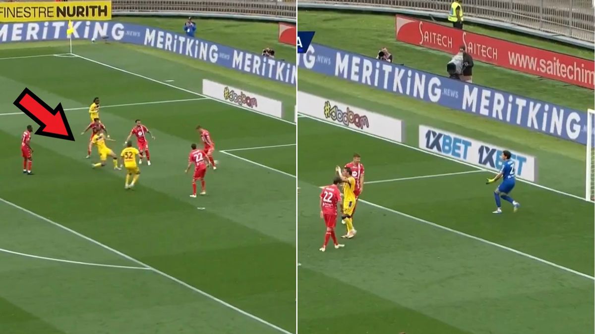 Twitter / Eleven Sports / Kuriozalny gol dla Atalanty