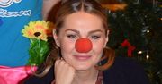 Małgorzata Socha przykleiła czerwony nos i wspiera chore dzieci