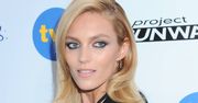 Anja Rubik w żółto - czarnej kreacji na finale Project Runway [zdjęcia]