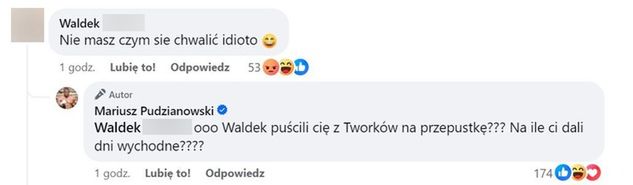 Konfrontacja Pudzianowskiego z hejterem w mediach społecznościowych