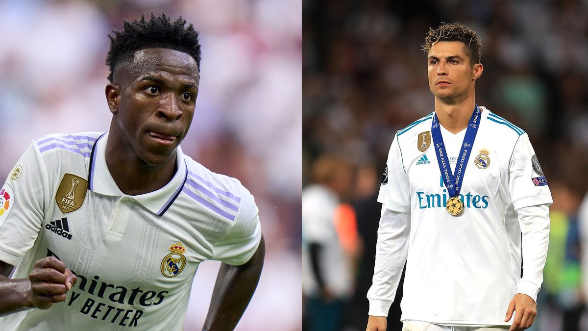 Getty Images / Diego Souto/Mike Egerton / Na zdjęciu: Vinicius Junior (z lewej) i Cristiano Ronaldo w barwach Realu Madryt