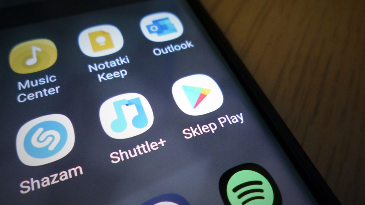 Sklep Play w smartfonie z Androidem