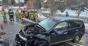 Zakopane: Poranny wypadek na Krzeptówkach. Droga całkowicie zablokowana