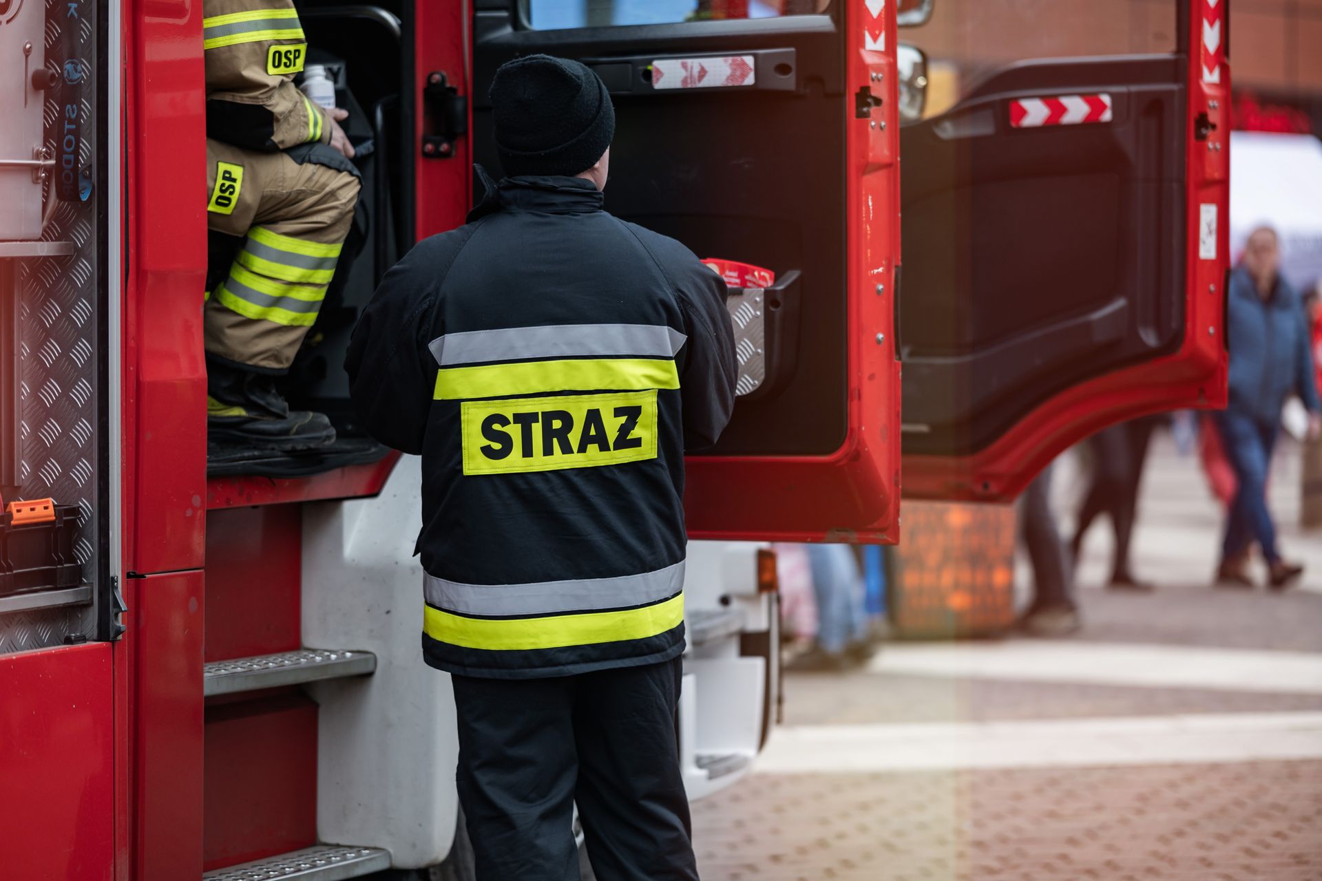 Strażacy ruszyli do Targów Kielce. Co się wydarzyło?