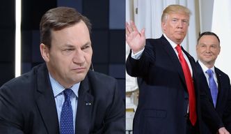 Sikorski krytykuje stosunki polsko-amerykańskie: "Duda wyżebrał spotkanie w Białym Domu"