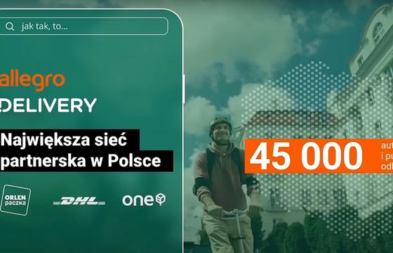 Punkty odbioru i automaty paczkowe wielu firm w nowej reklamie Allegro Delivery