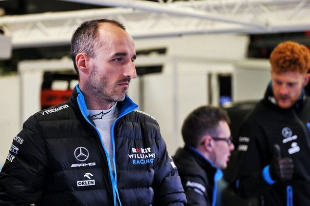 Robert Kubica na testach F1 w roku 2019 (fot. Williams)