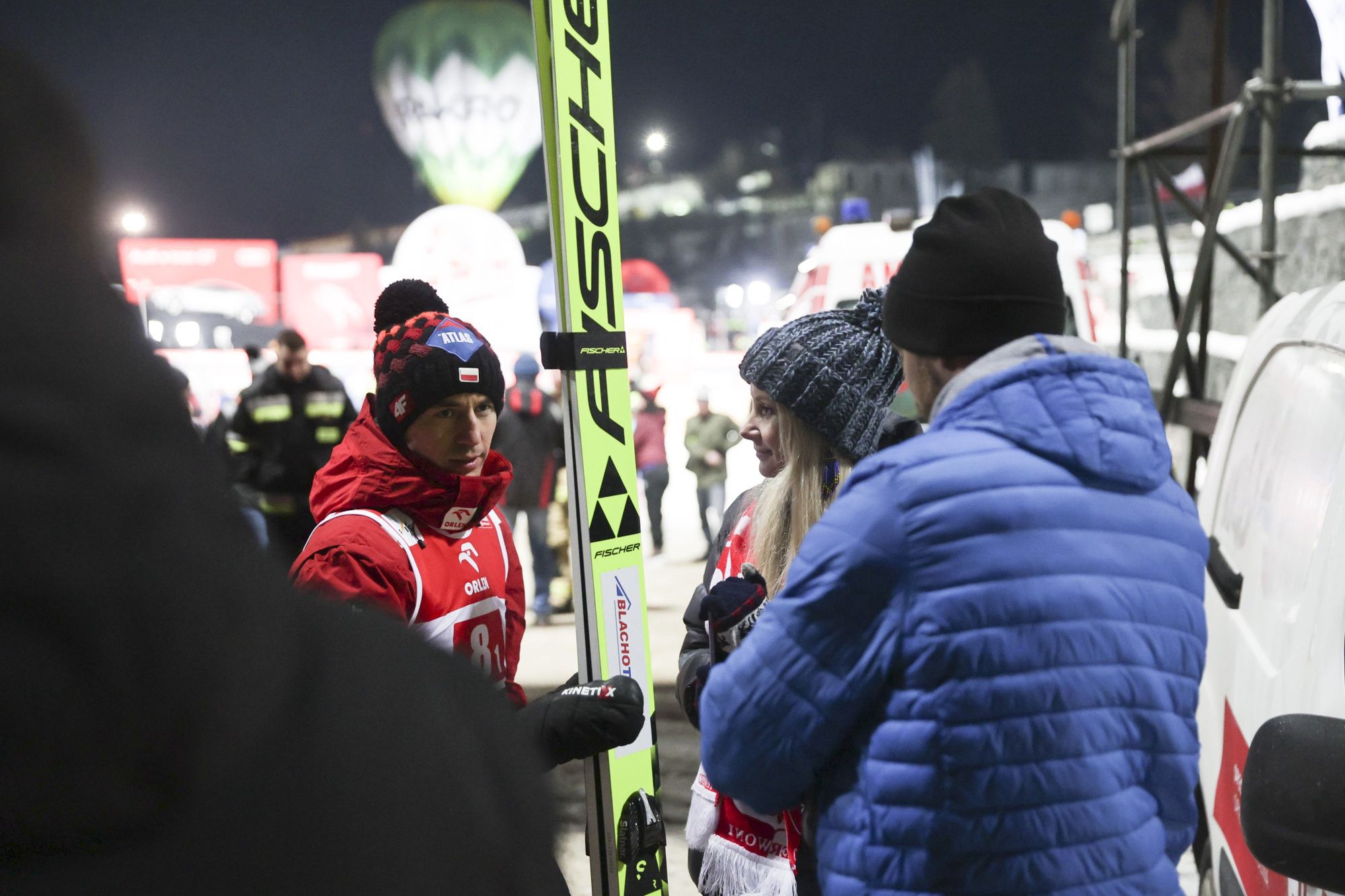 Konkurs Drużynowy w Zakopanem. Ewa Bilan-Stoch dzielnie wspierała męża
