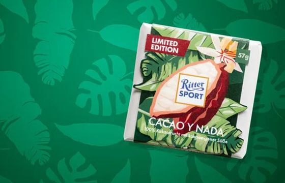 Ritter Sport nie może nazwać nowej czekolady czekoladą, bo nie ma w niej cukru