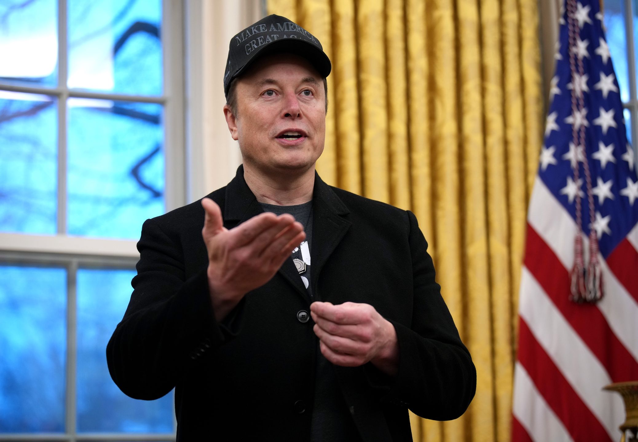 Elon Musk Joins President Trump For Signing Executive Orders In The Oval Office
Andrew Harnik