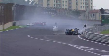 Mark Webber miał poważny wypadek w Sao Paulo; Neel Jani wygrywa wyścig w Interlagos