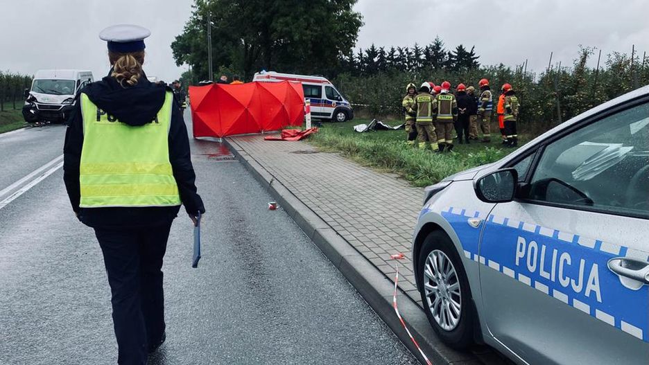 Trzech obywateli Ukrainy zginęło w zderzeniu BMW z samochodem dostawczym