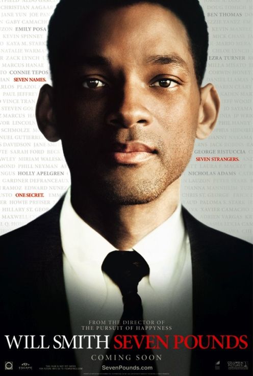 Intrygujący plakat Seven Pounds ? dramatu obyczajowego z Willem Smithem 2
