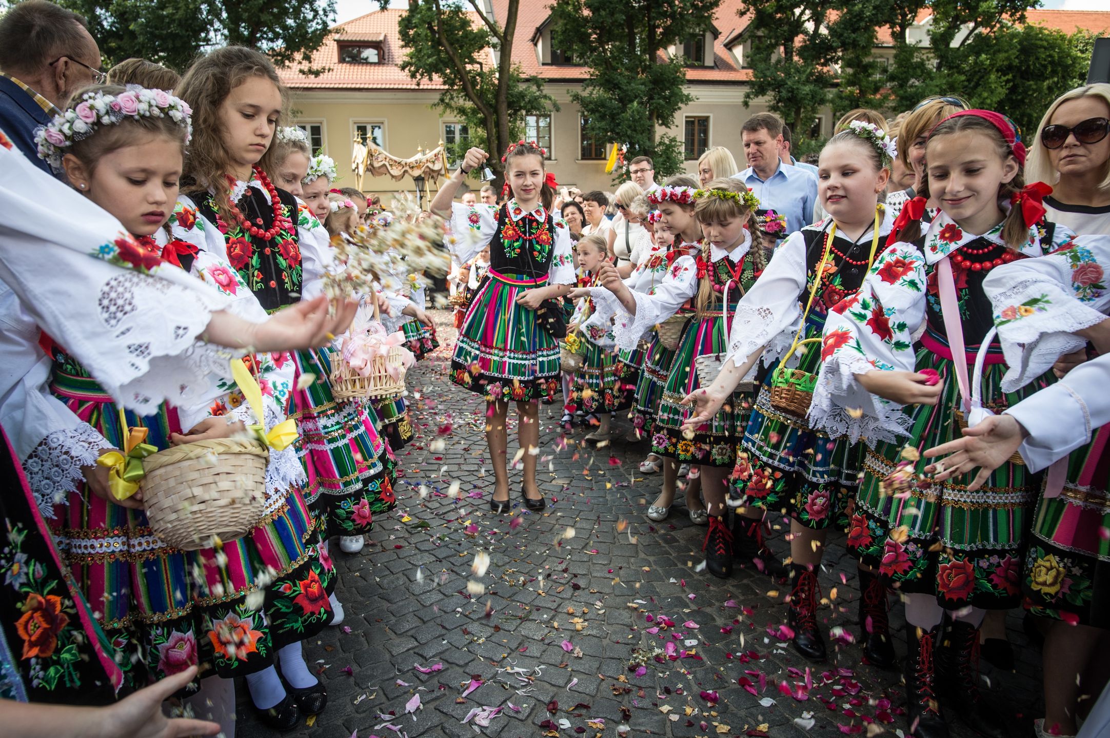 Procesja Bożego Ciała w Łowiczu w 2017 r.