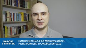 Raport z Igrzysk. Zbigniew Bródka z poważną kontuzją. Wielki dramat Polaka