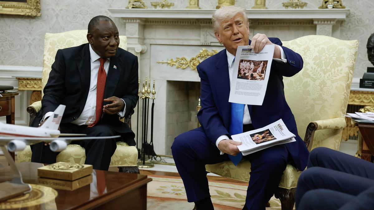 Cyril Ramaphosa, Donald Trump