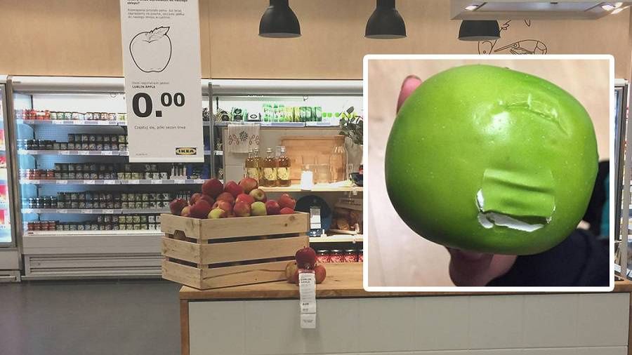ikea lublin nagryzione jabłko za darmo