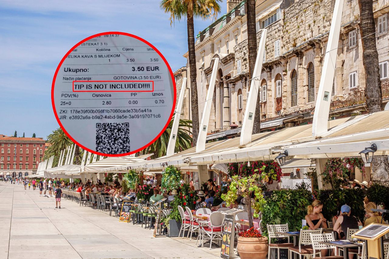 Dopisek na rachunku restauracji wywołał burzę. Afera w Chorwacji